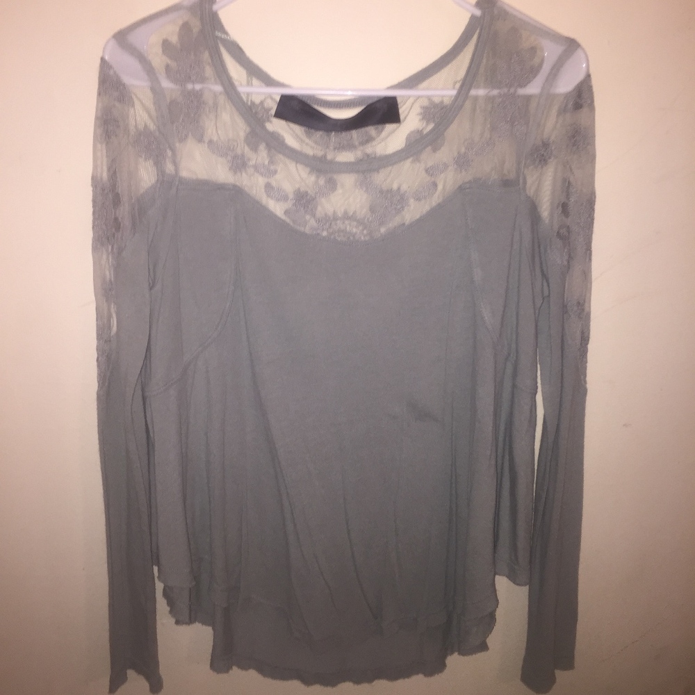 Lace Long Sleeve Top